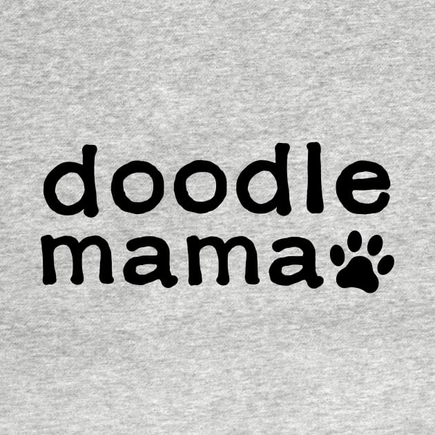 Doodle mama with paw dark print by chapter2